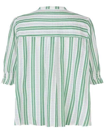 Stine Goya - Smocked Gathered Top - Smocked Stripes